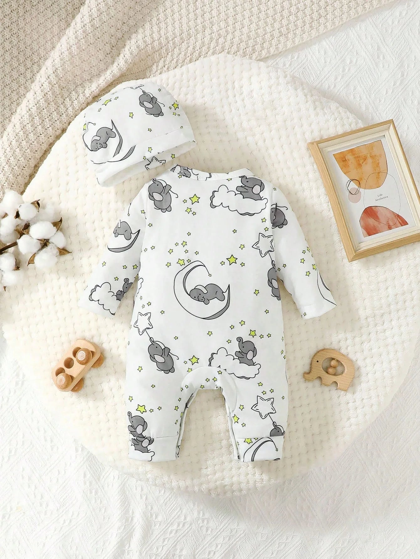 2pcs Baby Cute Cartoon Elephant