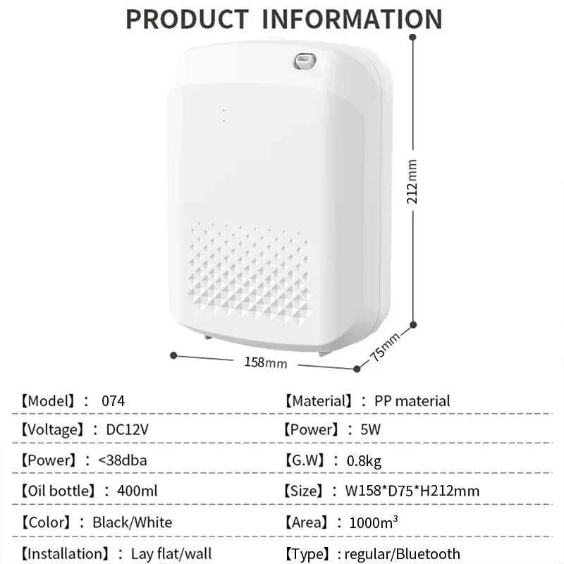 NAMSTE 1000m³ Aroma Diffuser Electric