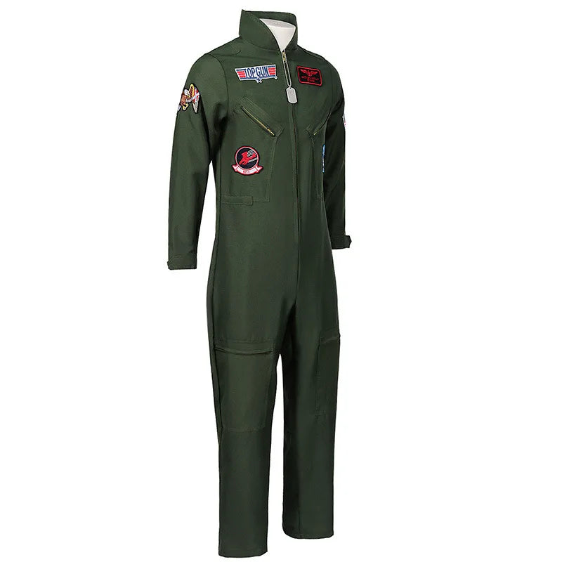 Adult Kids Fighter Pilot Costume