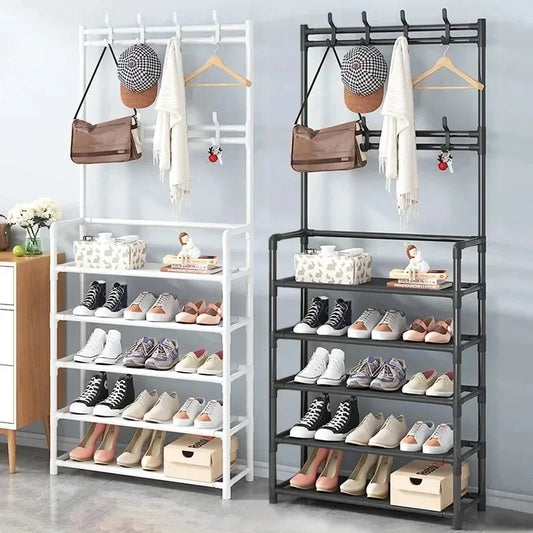 Clothes Hat Hangers Shoe Rack