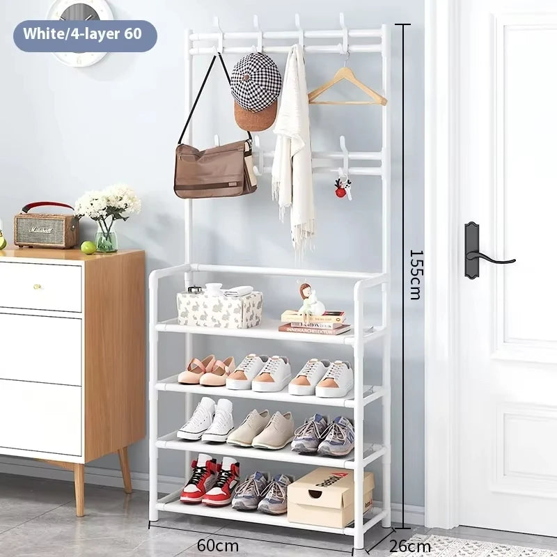 Clothes Hat Hangers Shoe Rack