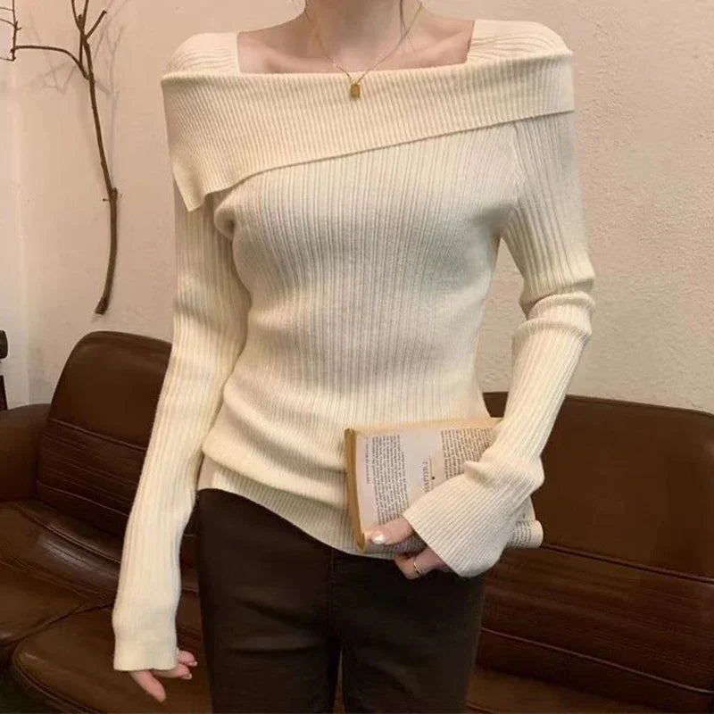 Solid Sexy Slim Off Shoulder