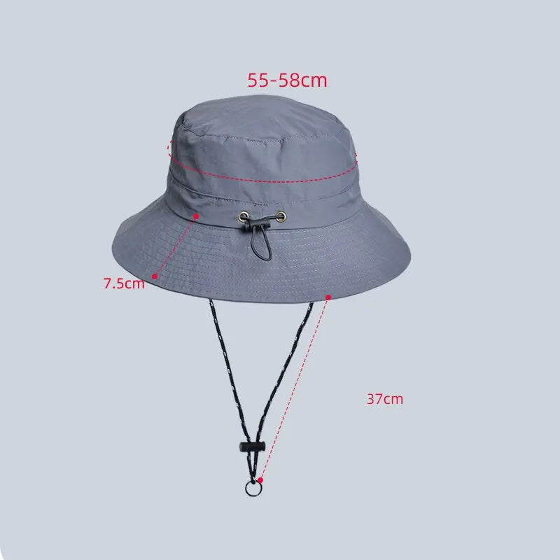 Waterproof Fisherman Hat Women Summer