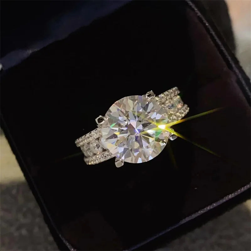 Real 2 Carat 8mm Moissanite Wedding