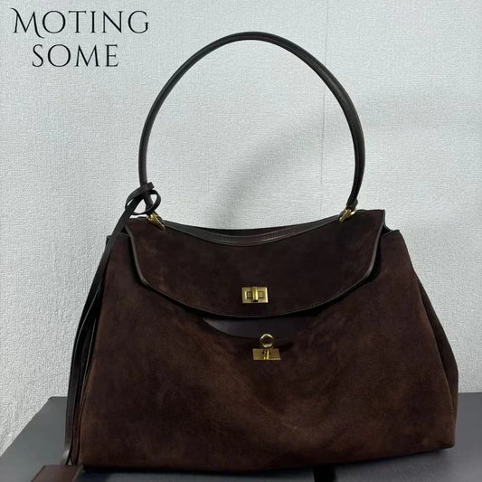 Motingsome New Women Suede Leather