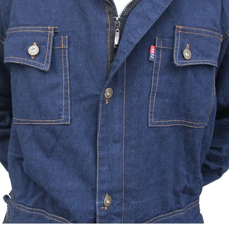 Breathable Denim Work Clothes Suit