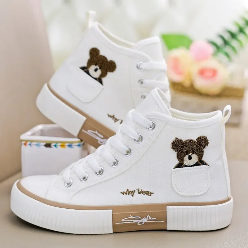 Cute Canvas Shoes Women Breathable