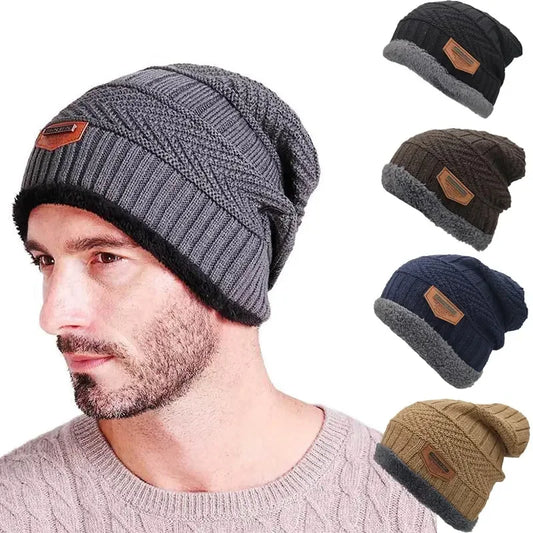 Knitted Hat, Autumn And Winter,