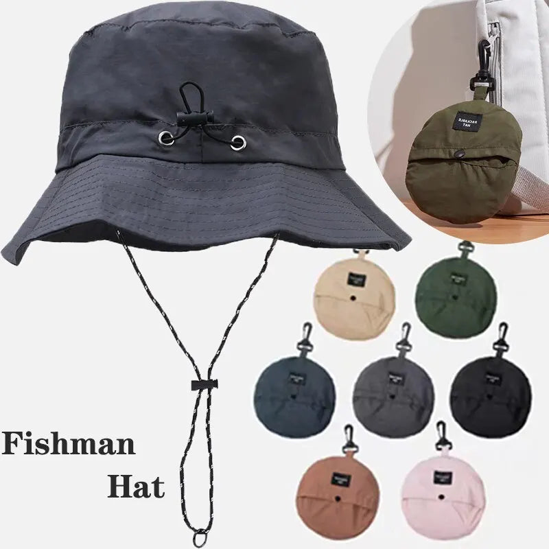 Waterproof Fisherman Hat Women Summer