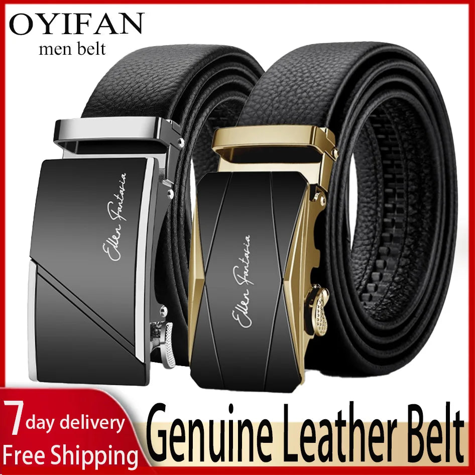 OYIFAN Men Belt Genuine