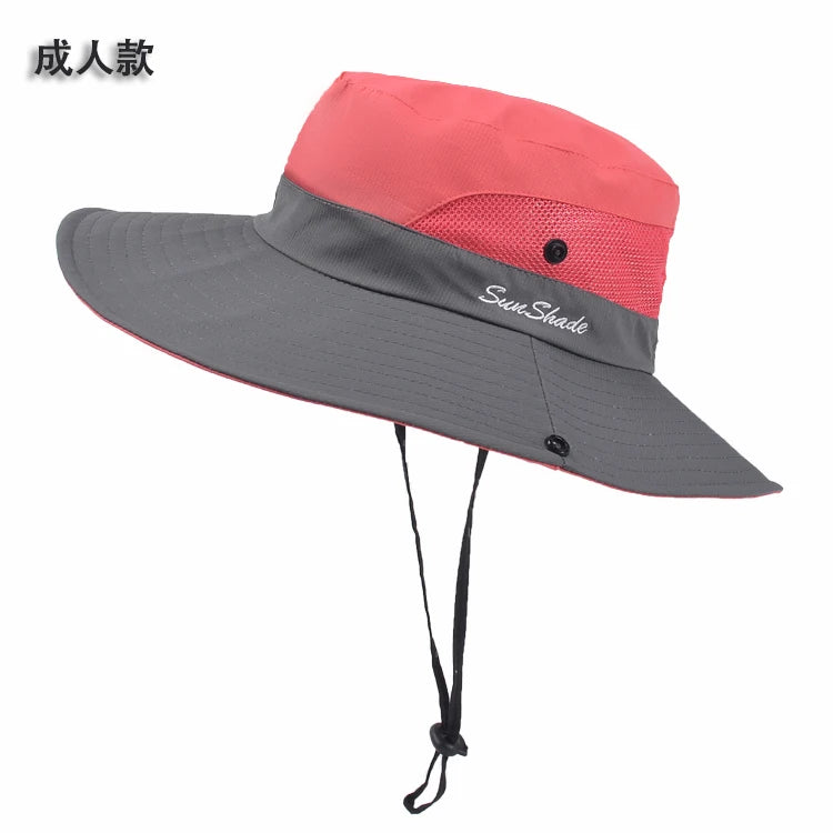 Women Ponytail Fisherman Hat Waterproof