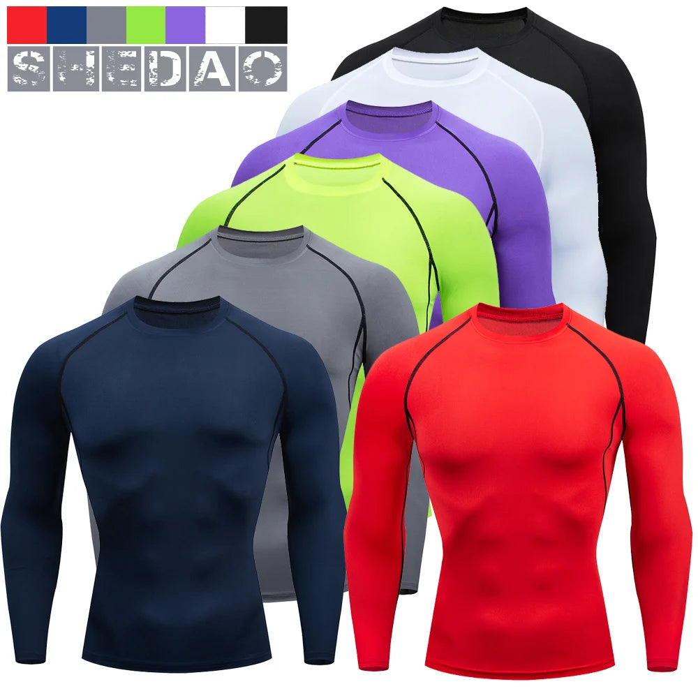 2pcs Men's Compression Sportswear Suit