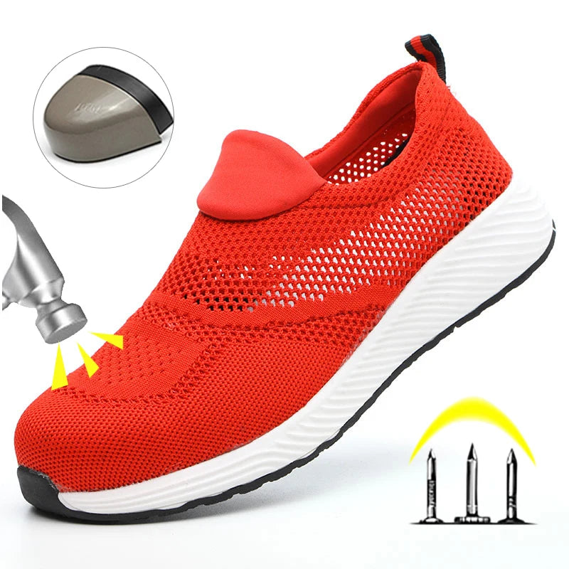 Summer Mesh Lightweight Work Sneakers